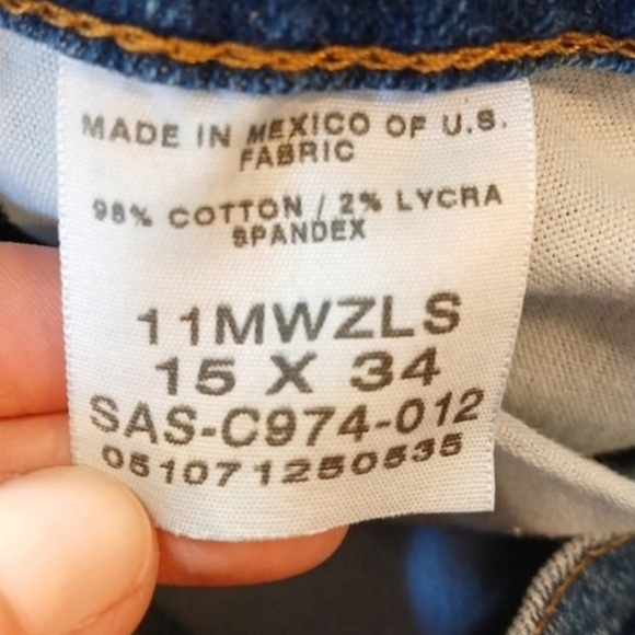 Vintage Western Wrangler Jeans Long - Picture 8 of 10